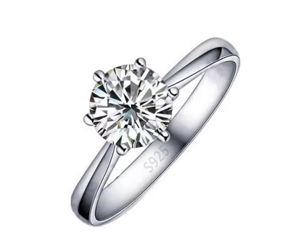 Anillo amore eterno moissanita