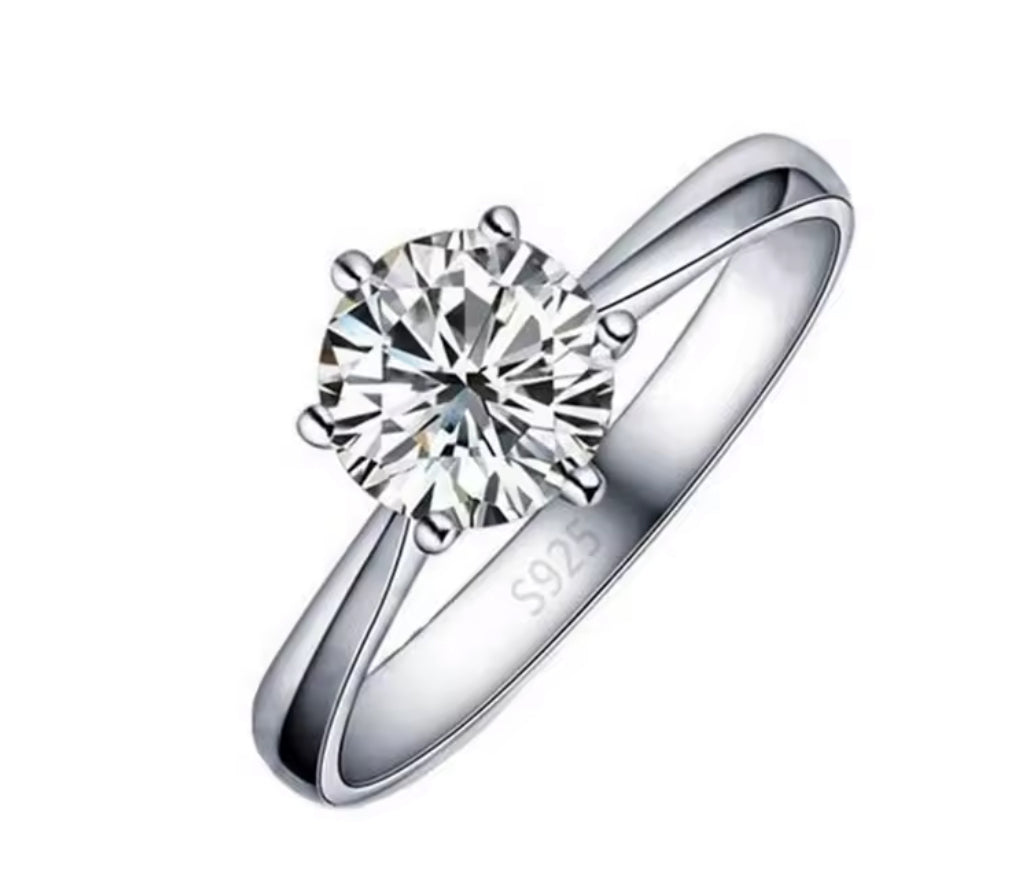 Anillo amore eterno moissanita
