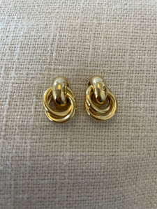 Door knoker earrings
