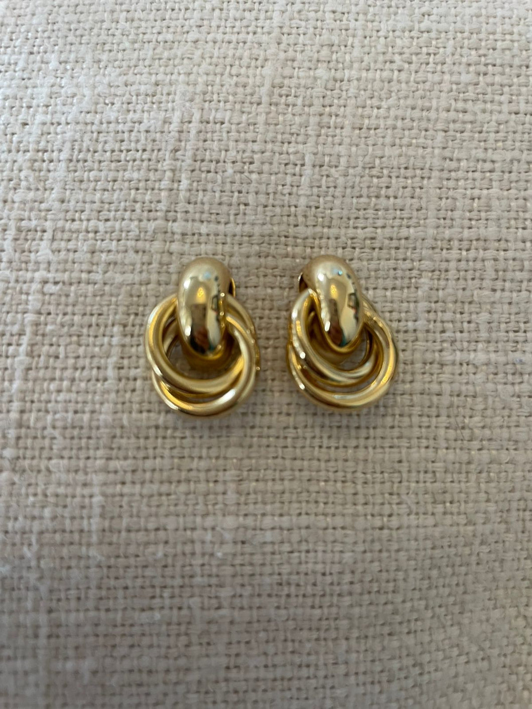 Door knoker earrings