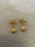 Shell Charm earrings