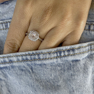 Anillo corte cushion