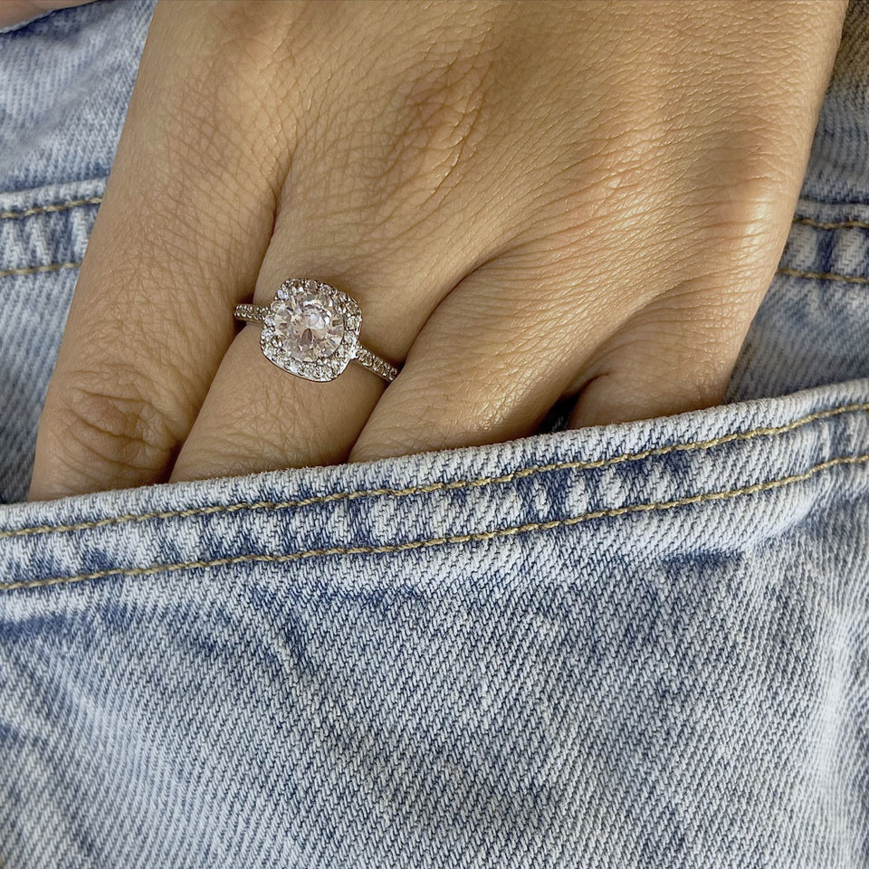 Anillo corte cushion